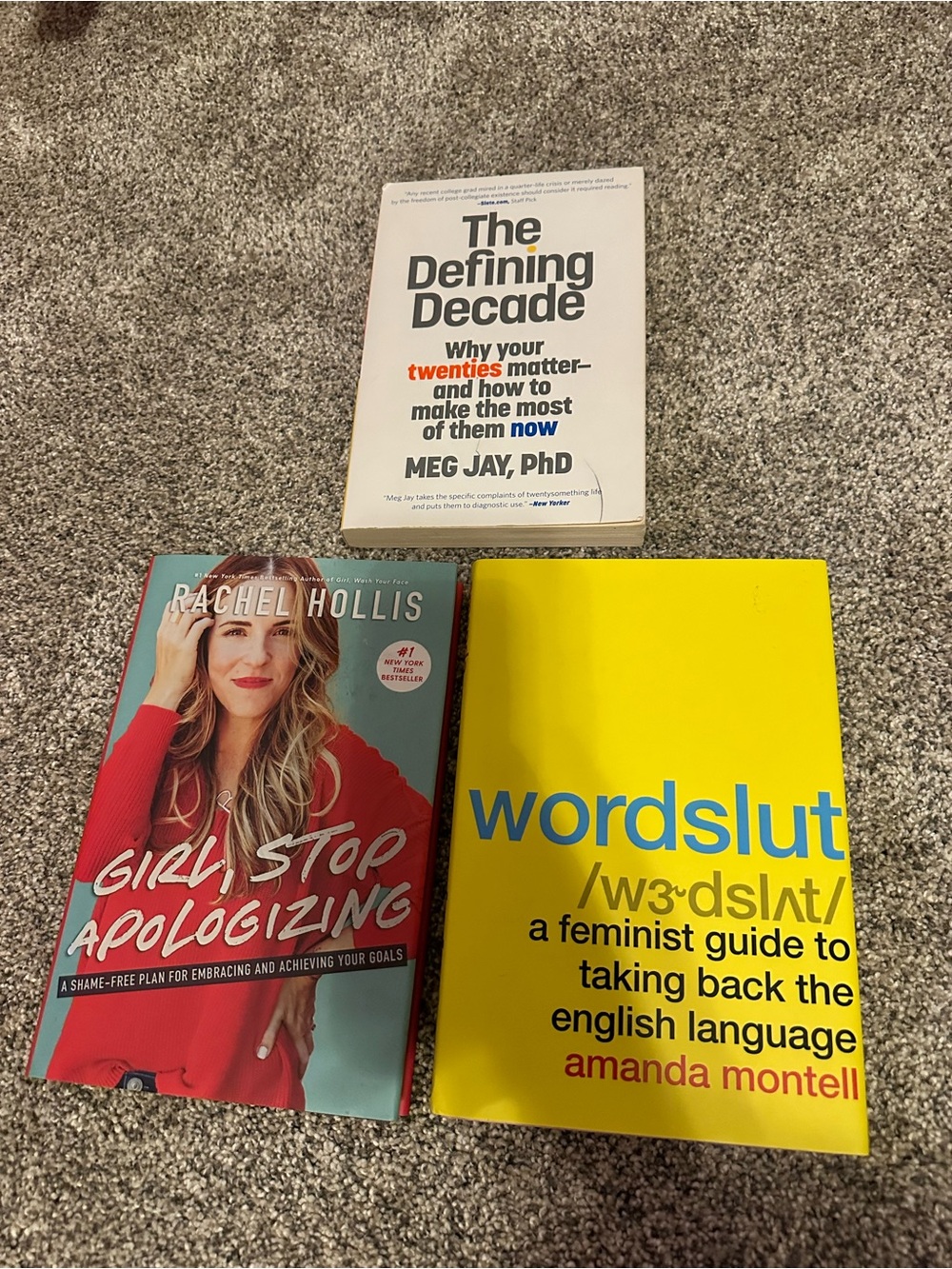 Set of 3 Self-Help Books